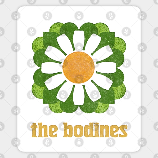 The Bodines - Retro Indie Tribute Design Sticker by CultOfRomance